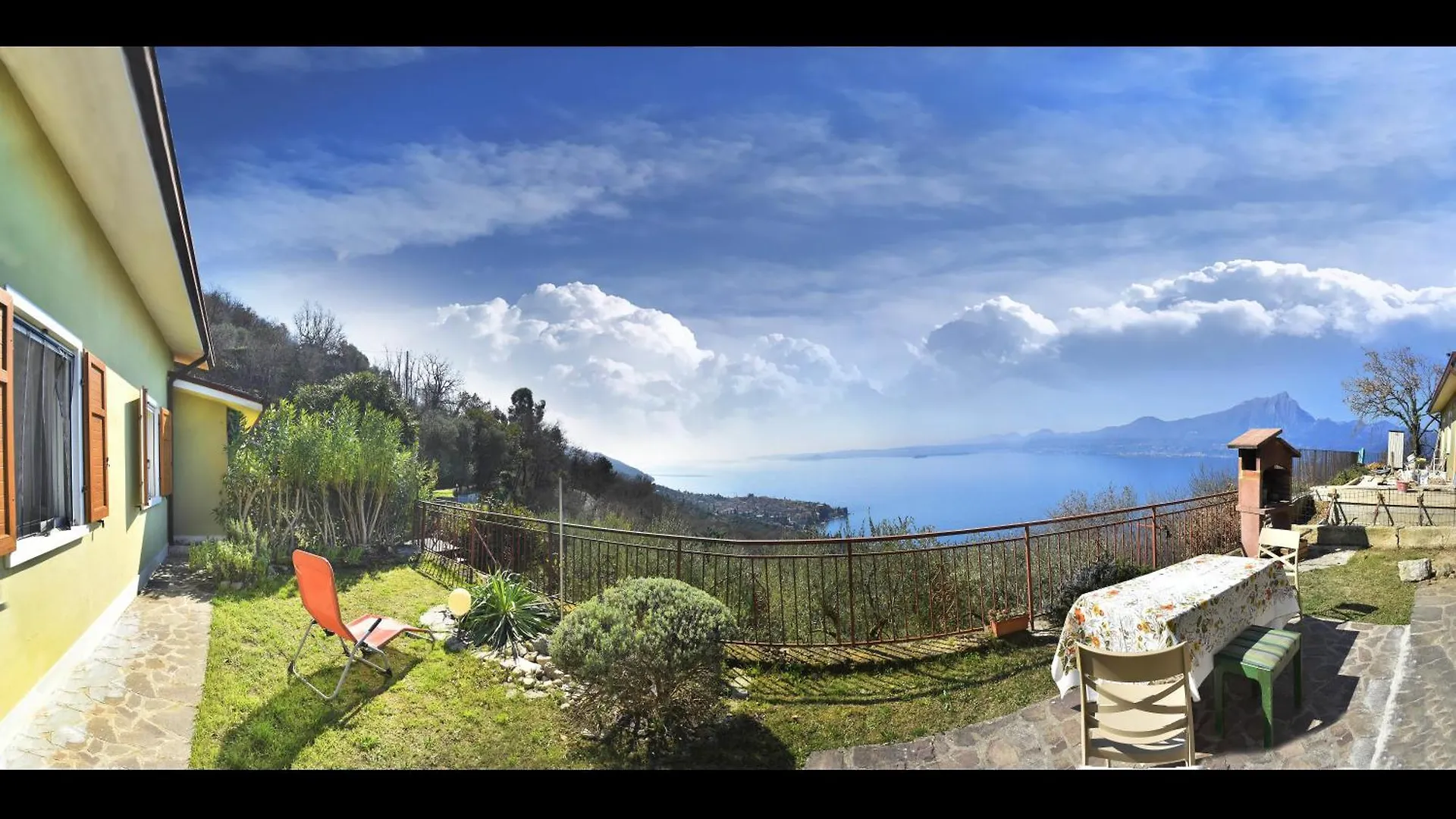 Villa 7 Torri Del Benaco Ac P Vista Lago Giardino شقة